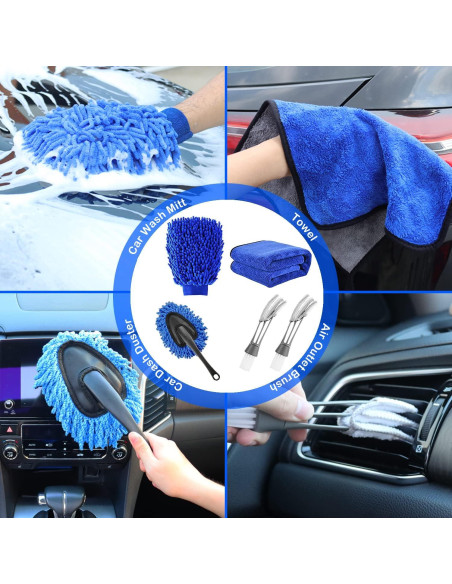 Kit de limpieza de automóviles TTRCB 26 piezas profesional