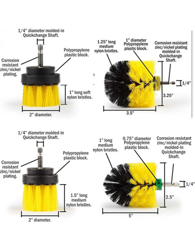 Kit de Limpieza 5 Piezas HUAWELL con Extensor 15 cm