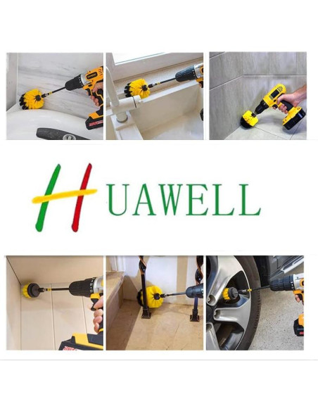 Kit de Limpieza 5 Piezas HUAWELL con Extensor 15 cm