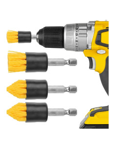 Juego de Accesorios de Cepillo de Taladro IMPRESA 4 Piezas