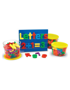 Juego de Letras y Números Magnéticos Jumbo Learning Resources - 116 Piezas