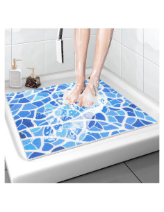 Alfombra de Ducha Antideslizante ZOESOE 60,96x60,96 cm PVC