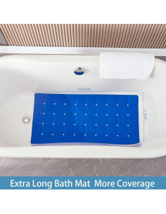 Alfombrilla de Baño Plegable Webos Jumbo Antideslizante 91x45cm 2