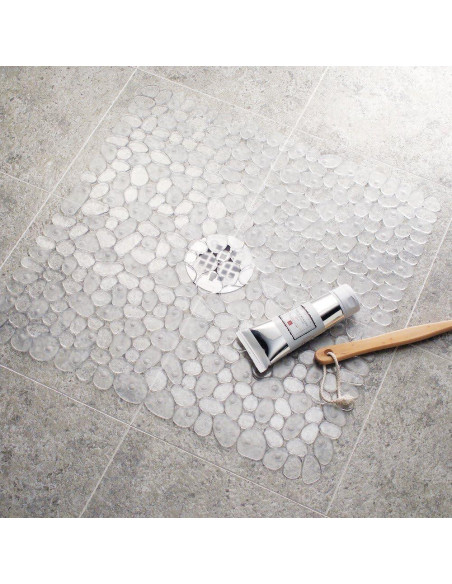 Alfombra de Baño Antideslizante iDesign Pebblz 55,88 cm