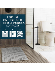 Alfombra de baño antideslizante SlipX Solutions 80 x 38 cm 2