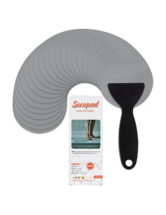 36 Calcomanías Antideslizantes Secopad para Baño Gris