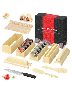 Kit de Hacer Sushi HI NINGER 12 Piezas Molde Corazón