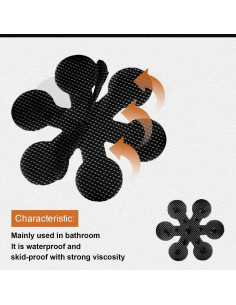 Pegatinas Antideslizantes Secopad para Baño 24 Piezas 2