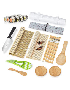 Kit de Hacer Sushi Luney - 18 Piezas, Completo y Fácil de Usar