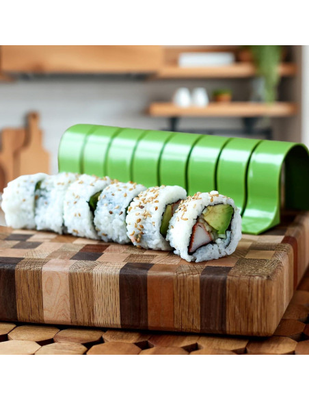 Kit de Hacer Sushi SushiQuik para Principiantes - Incluye Estera y Cortador