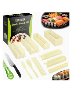 Kit de Hacer Sushi 12 Piezas TIMDAM Accesorios de Cocina