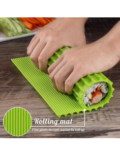 Kit de Sushi de Silicona Shofilt - Esterilla Antideslizante 2