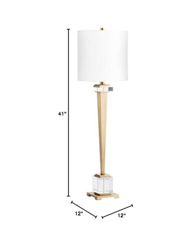 Lámpara de Mesa Estatuilla Cyan Design 10956 100W Latón