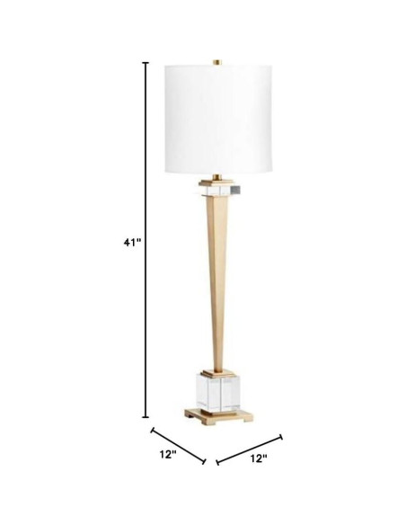 Lámpara de Mesa Estatuilla Cyan Design 10956 100W Latón