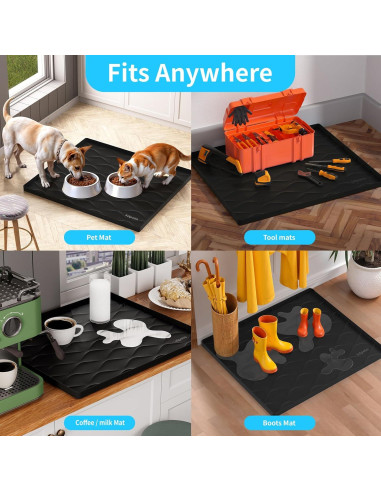 Alfombrilla Impermeable Sdpeia 55,88 x 63,5 cm para Fregadero