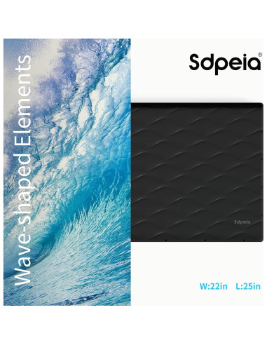 Alfombrilla Impermeable Sdpeia 55,88 x 63,5 cm para Fregadero