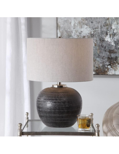 Lámpara de Mesa Uttermost Mikkel Cerámica 40.64x55.24 cm