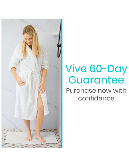 Alfombrilla de baño antideslizante Vive XL 71x40 cm con ventosas