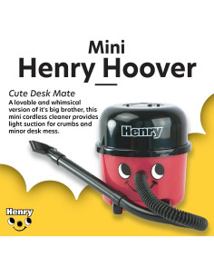Aspiradora de Escritorio Paladone Henry Mini Inalámbrica 2