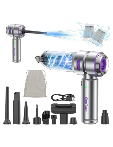 Aspiradora de Coche Portátil GenTant VC002 3 en 1 18000Pa