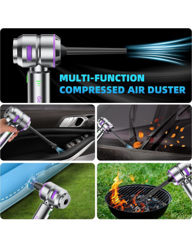 Aspiradora de Coche Portátil GenTant VC002 3 en 1 18000Pa