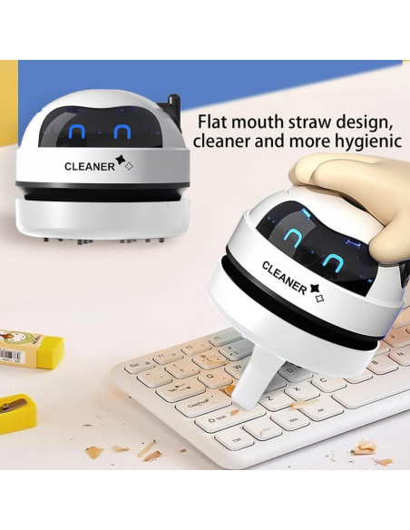 Aspiradora de Escritorio Portátil Tshiwort 1200mAh Inalámbrica