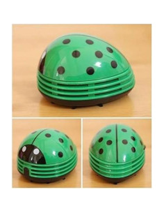 Aspiradora de Mano Portátil Aliotech Mariquita Verde 156g 2