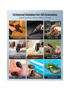 Aspiradora de Mano SEALIGHT X1 Plus+ Inalámbrica 120W 21000Pa 2