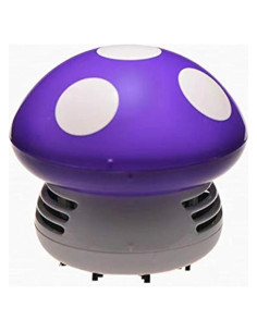 Aspiradora de Mesa Mini Aliotech Hongo Morado 95x95x90mm