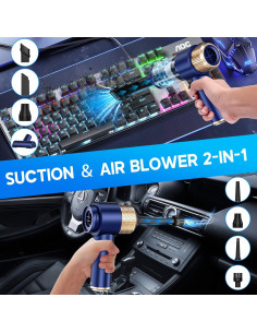 Aspiradora de Mano JONYJ LT-135 Inalámbrica 16000Pa 120W 2