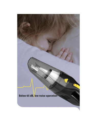 Aspiradora de Mano Inalámbrica AZK 120W HEPA 2000mAh 25min