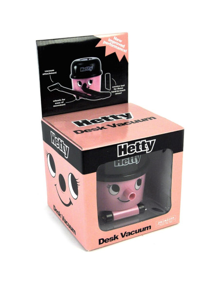 Aspiradora de Escritorio Hetty Hoover Paladone Rosa