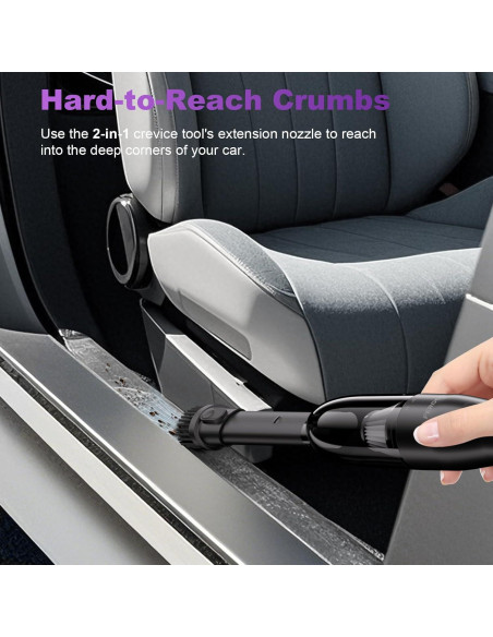 Aspiradora de Mano Inalámbrica FEROOD DW610, 70W, Filtro HEPA