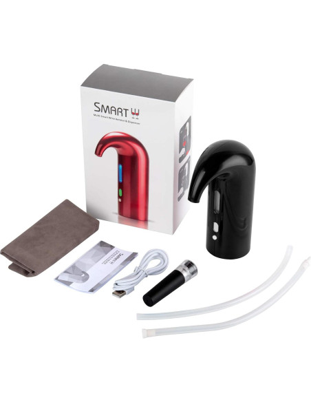 Aerador de Vino Eléctrico Cljlixcy con Tapón de Vacío