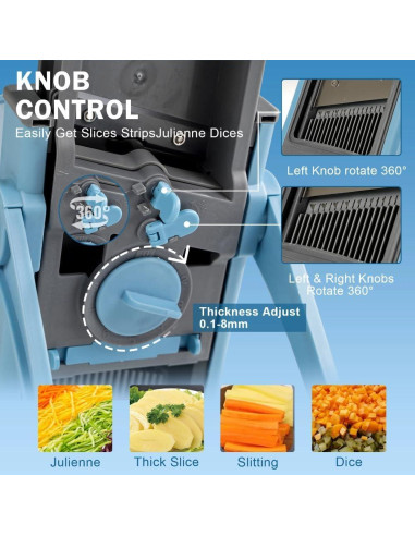 Rebanador Mandolina Seguro Plus Karhari 1,13 kg Ajustable