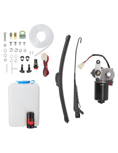 Kit de limpiaparabrisas eléctrico 12V Kemimoto para UTV
