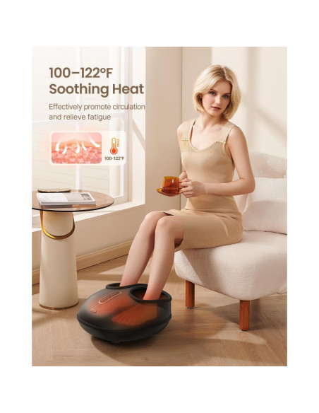 Masajeador de pies RENPHO 2025 Mejorado con Calor - Shiatsu