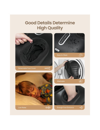 Masajeador de pies RENPHO 2025 Mejorado con Calor - Shiatsu