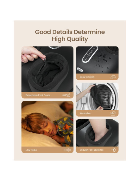 Masajeador de pies RENPHO 2025 Mejorado con Calor - Shiatsu