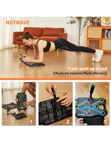 Equipo de Entrenamiento Portátil HOTWAVE con 20 Accesorios