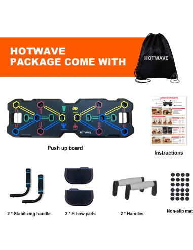 Equipo de Entrenamiento Portátil HOTWAVE con 20 Accesorios