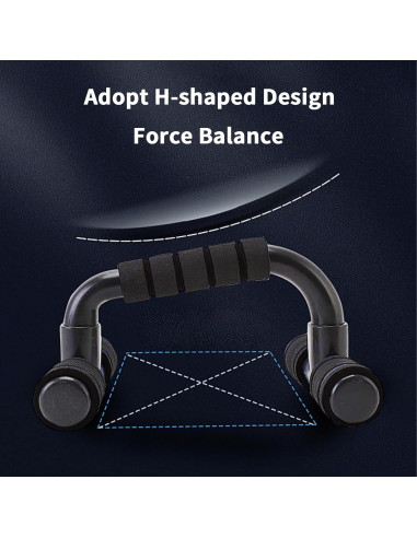 Barras de Flexiones Lizbin Antideslizantes para Entrenamiento