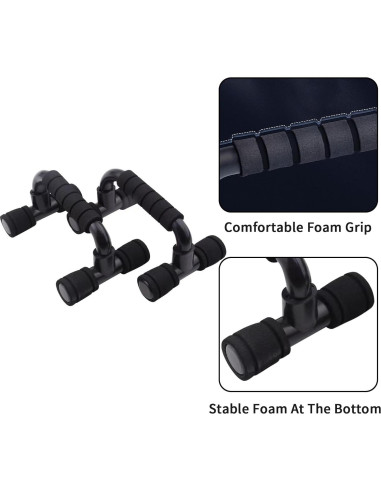 Barras de Flexiones Lizbin Antideslizantes para Entrenamiento