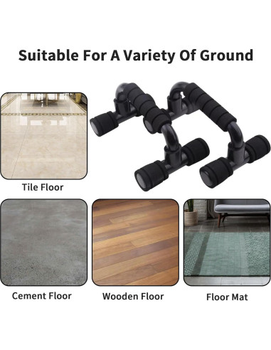 Barras de Flexiones Lizbin Antideslizantes para Entrenamiento