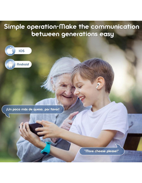 Auriculares de Traducción AI Lisiearoo 144 Idiomas Bluetooth 5.4