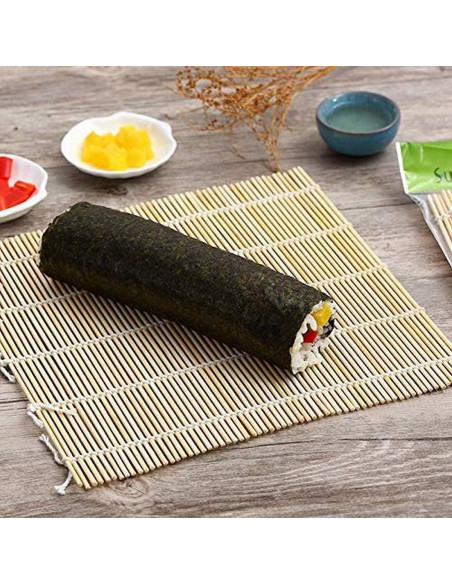 Estera de Sushi de Bambú JapanBargain 24 cm Ecológica
