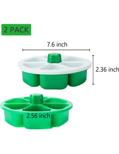 2 Moldes para Bolas de Arroz Sushi ZHU YU CHUN Verde 2