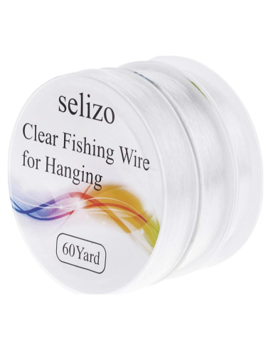 Hilo de Pesca Selizo 3 Rollos Nylon Transparente 164.59 m