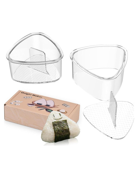 Moldes para Bolas de Arroz Onigiri MIUQILAIY 2 Piezas