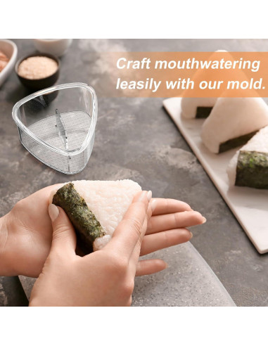 Moldes para Bolas de Arroz Onigiri MIUQILAIY 2 Piezas